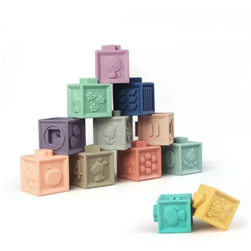 Blocos De Construção 3D Macios Para Bebês
