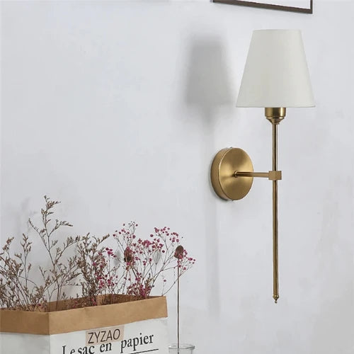 Arandela abajur Retrô Lux – Iluminação Sofisticada Sem Fio
