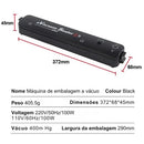 Seladora a Vácuo Portátil | Conservação de Alimentos com Praticidade e Economia