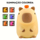 Luminária noturna fofa de capivara