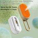 Escova A Vapor 3 em 1 para Gato - Limpeza Sofisticada