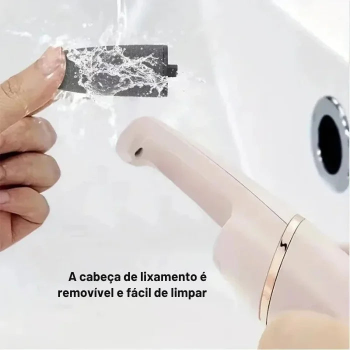 Lixador e Removedor De Calos Recarregável