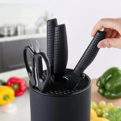 Porta Utensílios e Facas de Cozinha Multifuncional