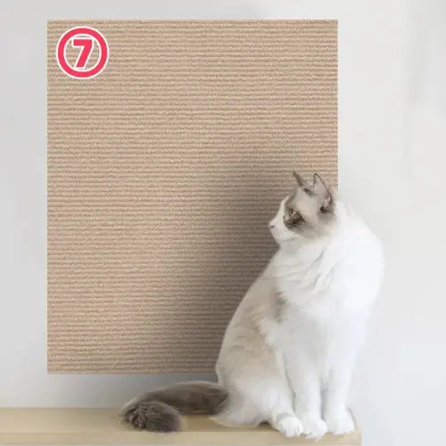 Arranhador Adesivo para Gatos 30x60cm com Carpete de Alta Fixação