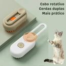 Escova A Vapor 3 em 1 para Gato - Limpeza Sofisticada