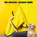 Toalha de Banho Super Absorvente Secagem Rápida Pet Shop Banho e Tosa de Cães e Gatos