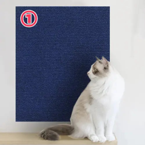 Arranhador Adesivo para Gatos 30x60cm com Carpete de Alta Fixação