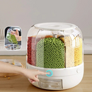 Dispensador Giratório 360° para Arroz e Grãos