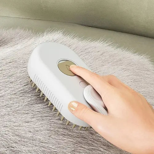 Escova A Vapor 3 em 1 para Gato - Limpeza Sofisticada