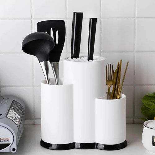 Porta Utensílios e Facas de Cozinha Multifuncional
