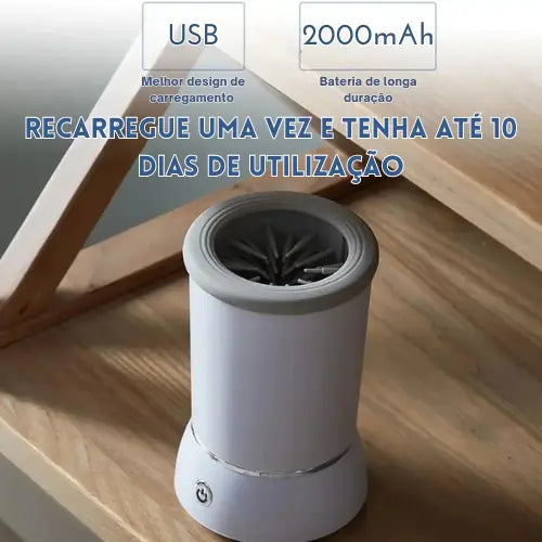 Lavadora automática de patas para cães e gatos - Limpeza Rápida, Sem Bagunça | A Solução contra Patas Sujas