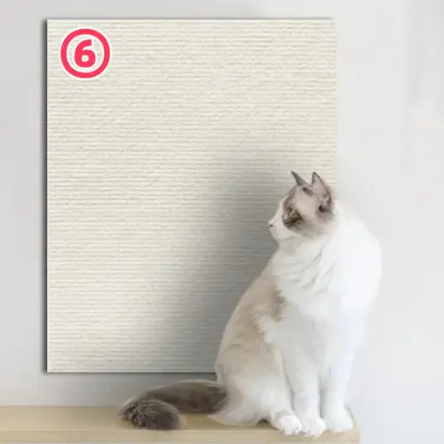 Arranhador Adesivo para Gatos 30x60cm com Carpete de Alta Fixação