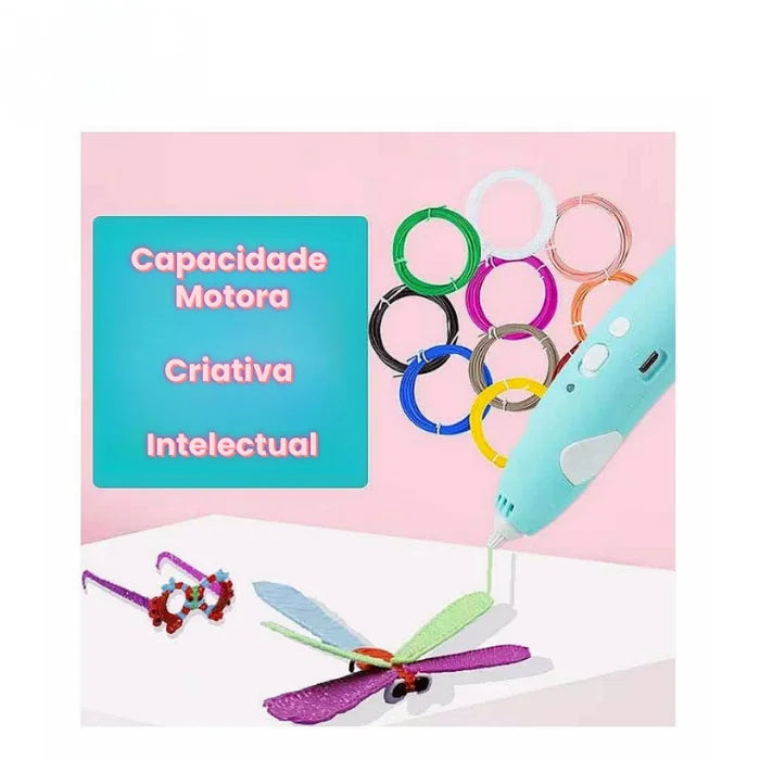 Caneta 3D Impressora Infantil