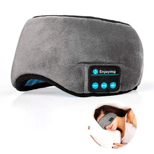Máscara de Dormir com Fone Bluetooth Integrado – Sono Profundo e Conforto Total