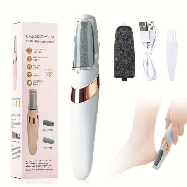 Lixador e Removedor De Calos Recarregável