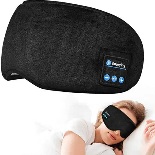 Máscara de Dormir com Fone Bluetooth Integrado – Sono Profundo e Conforto Total