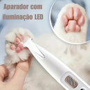 Máquina de Corte Elétrica Pet Silenciosa USB, Precisão Pata e Rosto