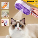 Escova A Vapor 3 em 1 para Gato - Limpeza Sofisticada
