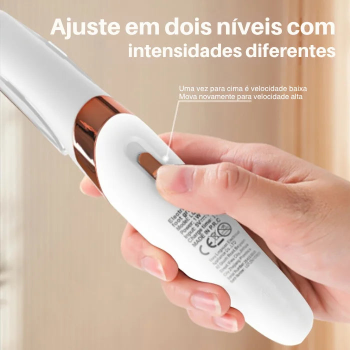 Lixador e Removedor De Calos Recarregável