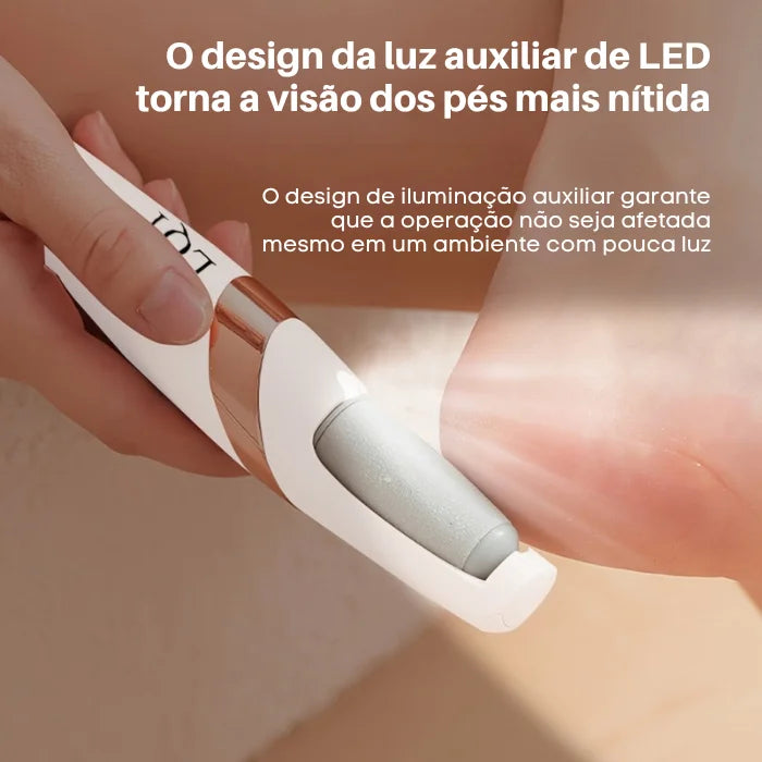 Lixador e Removedor De Calos Recarregável