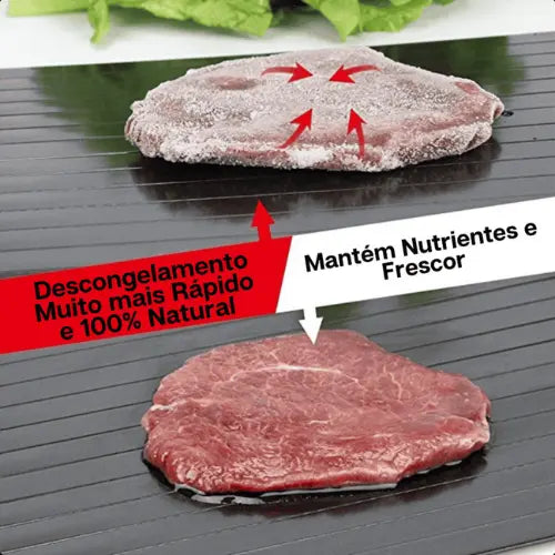 Tábua Mágica Para Descongelar Carnes e Alimentos