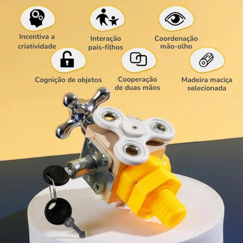 Brinquedo Sensorial Educativo 7 em 1