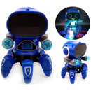 Robô Aranha Dancante brinquedo musical com som e luz