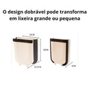 Lixeira Dobrável de Cozinha – Compacta, Prática e Higiênica