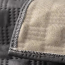 Capa de Sofá Moderno à Prova de Água Antiderrapante Preto