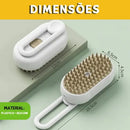 Escova A Vapor 3 em 1 para Gato - Limpeza Sofisticada