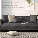 Capa de Sofá Moderno à Prova de Água Antiderrapante Preto