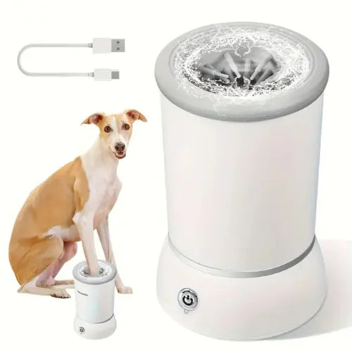 Lavadora automática de patas para cães e gatos - Limpeza Rápida, Sem Bagunça | A Solução contra Patas Sujas