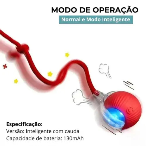 Bola Inteligente com Sensor para Gato