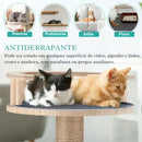 Arranhador Adesivo para Gatos 30x60cm com Carpete de Alta Fixação