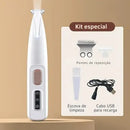 Máquina de Corte Elétrica Pet Silenciosa USB, Precisão Pata e Rosto