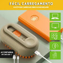 Escova A Vapor 3 em 1 para Gato - Limpeza Sofisticada