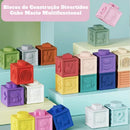 Blocos De Construção 3D Macios Para Bebês