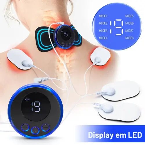 Massageador Elétrico Recarregável Profissional + Brindes