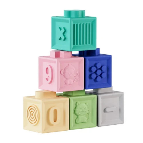 Blocos De Construção 3D Macios Para Bebês
