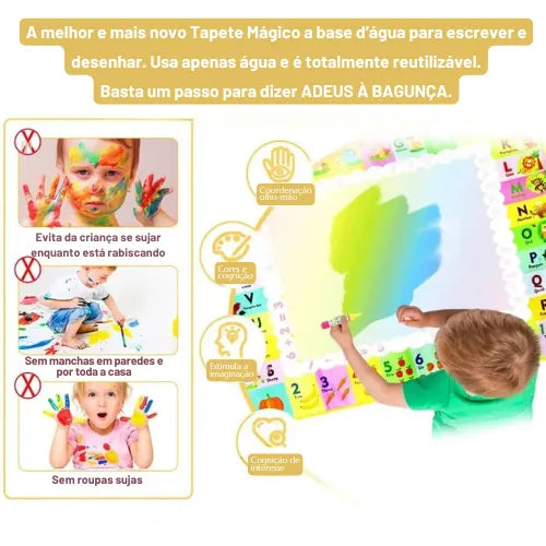 Tapete Mágico a Base de Água